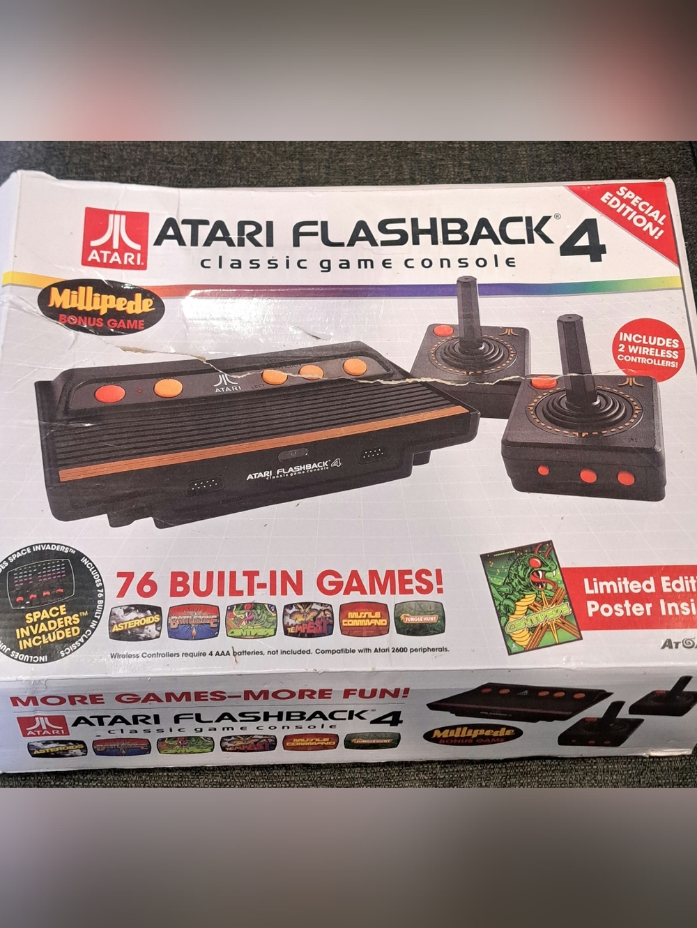 Flashback 4 Classic Game Console - Black